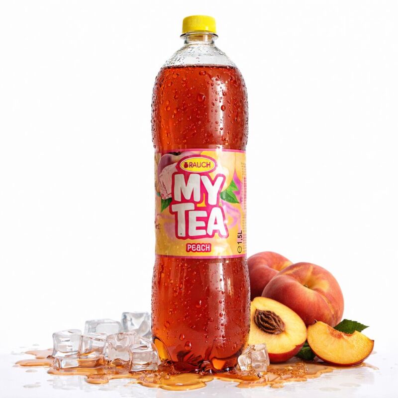 Rauch My Tea Ledový čaj s příchutí broskve 1,5 l